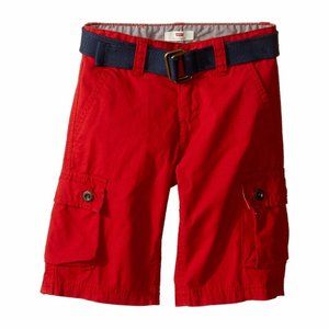 Boys Belted Cargo Shorts Levi's Westwood Ripstop Kids size 16 NEW